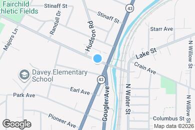 Map image of the property - 414 Fairchild Ave