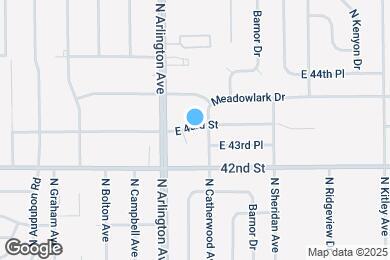 Map image of the property - 6037 E 43rd St