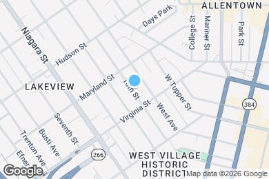 Map image of the property - 95-10 10th St