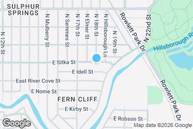 Map image of the property - 1809 E Sitka St