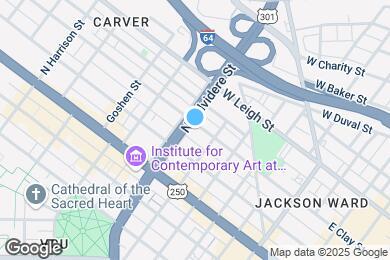 Map image of the property - 517 W Clay St