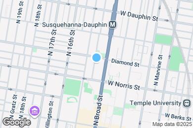 Map image of the property - 2047 N Carlisle St