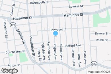 Map image of the property - 155 Pilgrim Ave