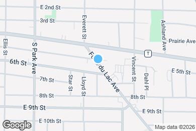 Map image of the property - 264 Fond du Lac Ave