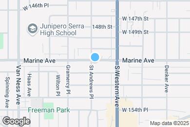 Map image of the property - 1854 Marine Ave