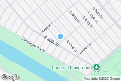 Map image of the property - 1277 E 82nd St