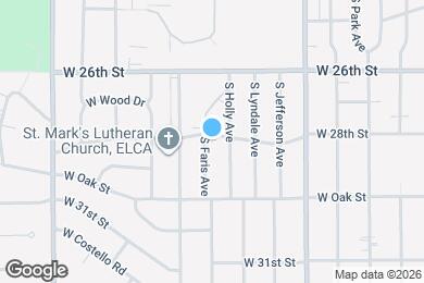 Map image of the property - 2405 W 28th St