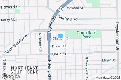 Map image of the property - 1134 Chalfant St