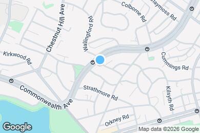 Map image of the property - 1776 Commonwealth Avenue