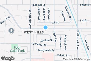 Map image of the property - 23046 Saticoy St