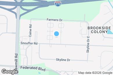 Map image of the property - 7315 Chaparral Rd