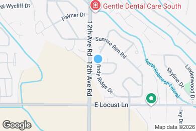 Map image of the property - 3815 E Windy Ridge Ct