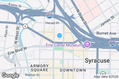 Map image of the property - The Post Apartments