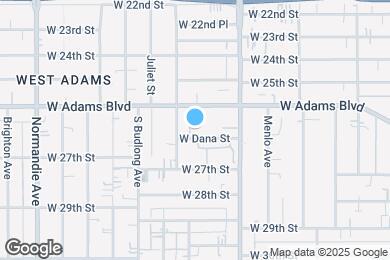 Map image of the property - Dana Street Apartments