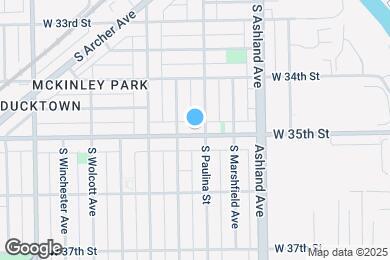 Map image of the property - 1708 W 35th St