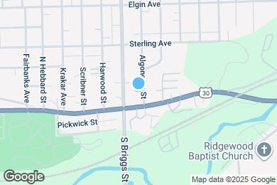 Map image of the property - 203 Algonquin St