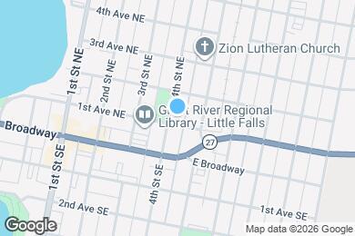 Map image of the property - 403 1st Ave