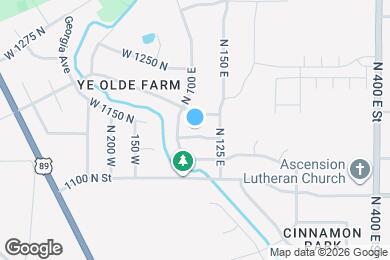 Map image of the property - 110 E 1175 N