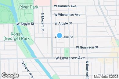 Map image of the property - 2733 W Ainslie St