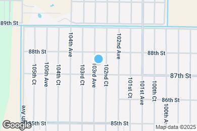 Map image of the property - 8736 103rd Ave