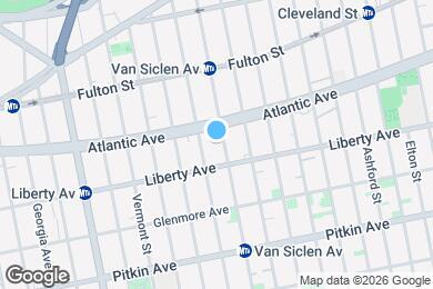 Map image of the property - 174 Van Siclen Ave
