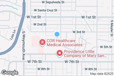 Map image of the property - 1320 W 4th St