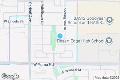 Map image of the property - 16119 W Hadley St