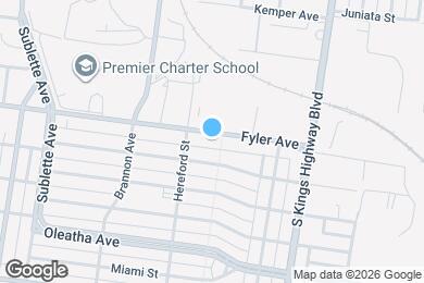 Map image of the property - 4980 Fyler Ave