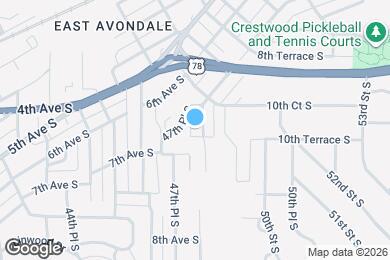 Map image of the property - 724 47th Way S