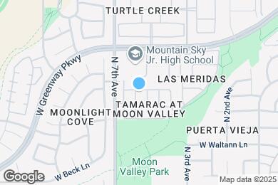 Map image of the property - 15831 N 6th Ave