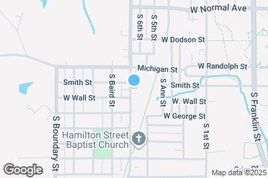 Map image of the property - 1203 S Osteopathy Ave
