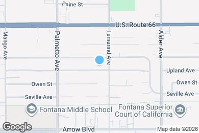 Map image of the property - 17464 Upland Ave