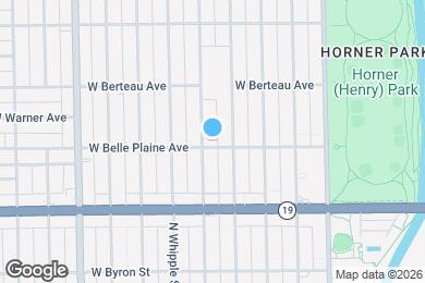 Map image of the property - 2956 W Belle Plaine Ave
