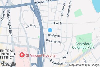 Map image of the property - 27 Shelby St