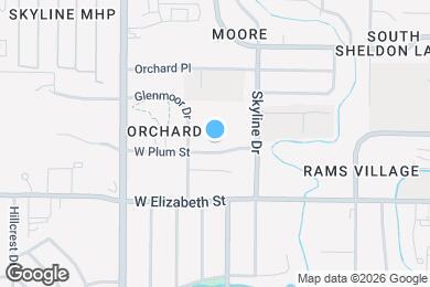 Map image of the property - 1924 W Plum St