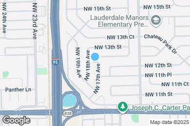 Map image of the property - 1207 NW 17th Ave