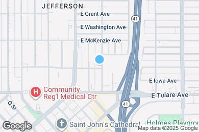 Map image of the property - 205 N Mariposa St