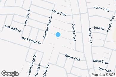 Map image of the property - 1414 Tejas Trail
