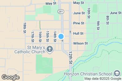 Map image of the property - 1312 13th St