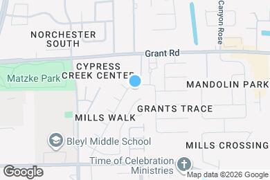 Map image of the property - 10507 Mills Walk Dr