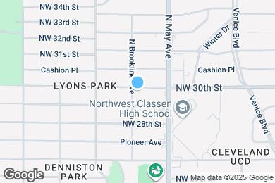 Map image of the property - 2942 Northwest 30th Street