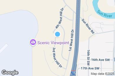 Map image of the property - 1307 3rd West Hill Dr