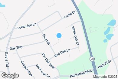 Map image of the property - 832 Post Oak Cir