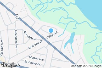 Map image of the property - 874 Colony Dr