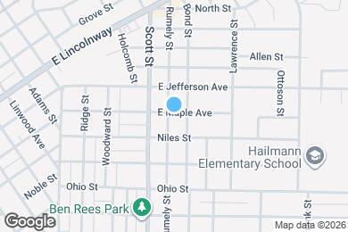 Map image of the property - 601 Rumely St