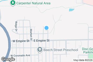 Map image of the property - 805 N Austin St