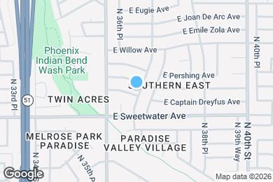 Map image of the property - 3642 E Captain Dreyfus Ave