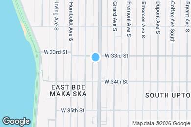 Map image of the property - 3312 Hennepin Ave