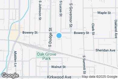 Map image of the property - 623 S Lucas St