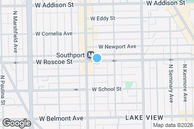 Map image of the property - 1337 W Roscoe St